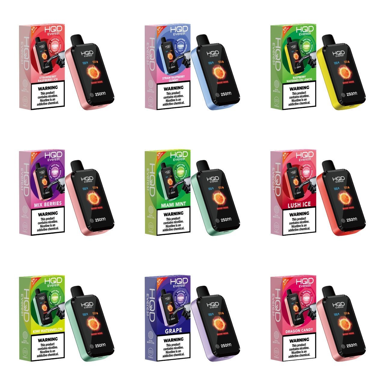 HQD Cuvie Everest 25K Disposable Vape