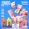 Vapsolo Honor 20000 Puffs 20k 15 Flavors Airflow Adjustable Vape