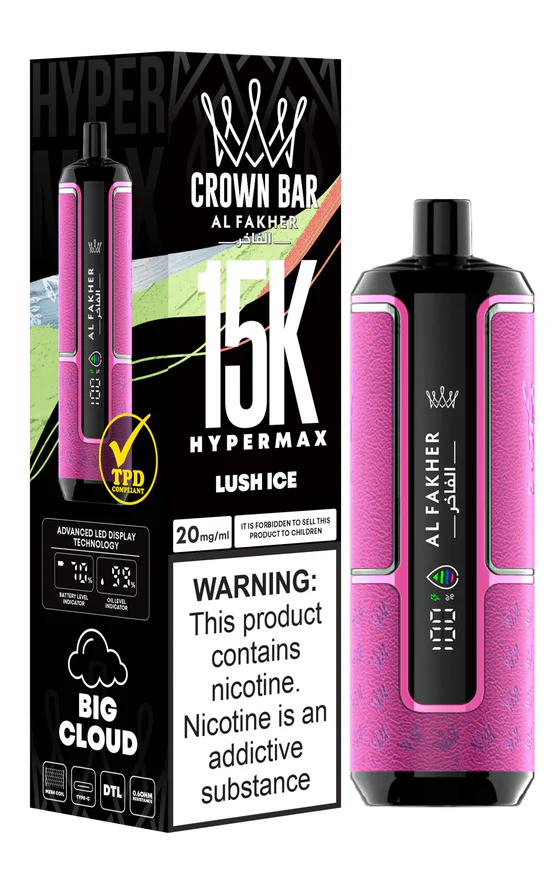 Al Fakher Crown Bar 15K Hypermax Disposable Vape - Image 2