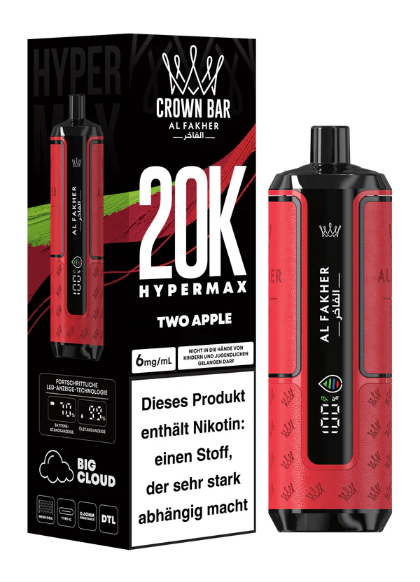 Al Fakher Crown Bar Hypermax 20k - Image 2