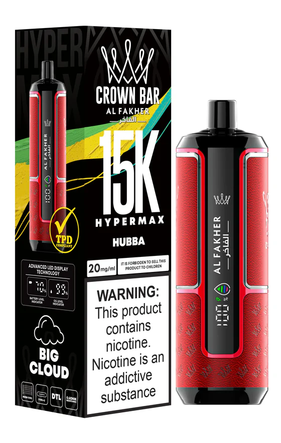 Al Fakher Crown Bar 15K Hypermax Disposable Vape - Image 3