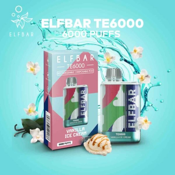 ELF BAR TE6000 PUFFS VAPE POD JETABLE - Image 3
